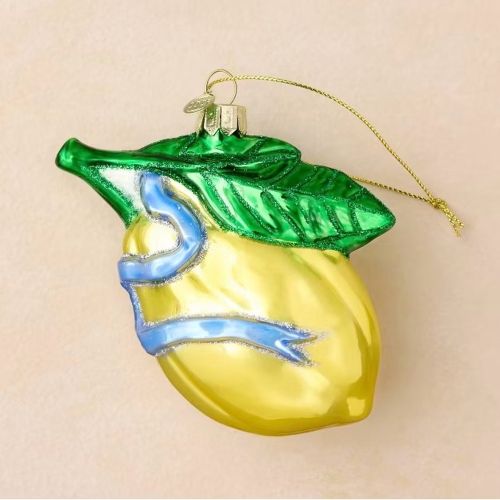 John Derian for Target Lemon Glass Ornament